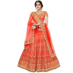 Embroidered Flared Lehenga Saree